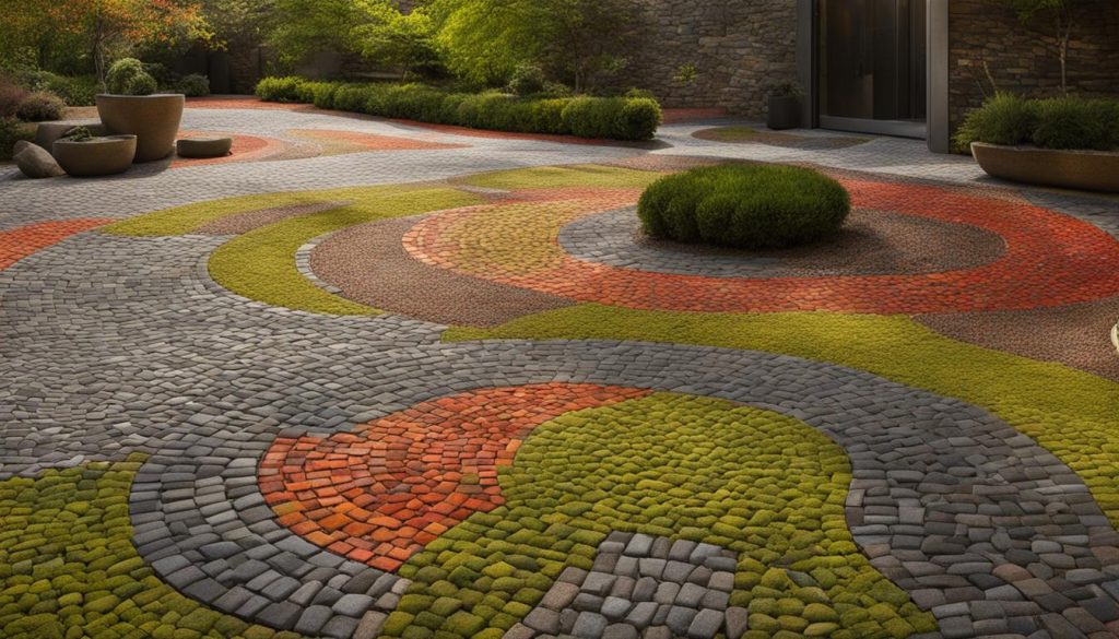 Creative paver arrangements