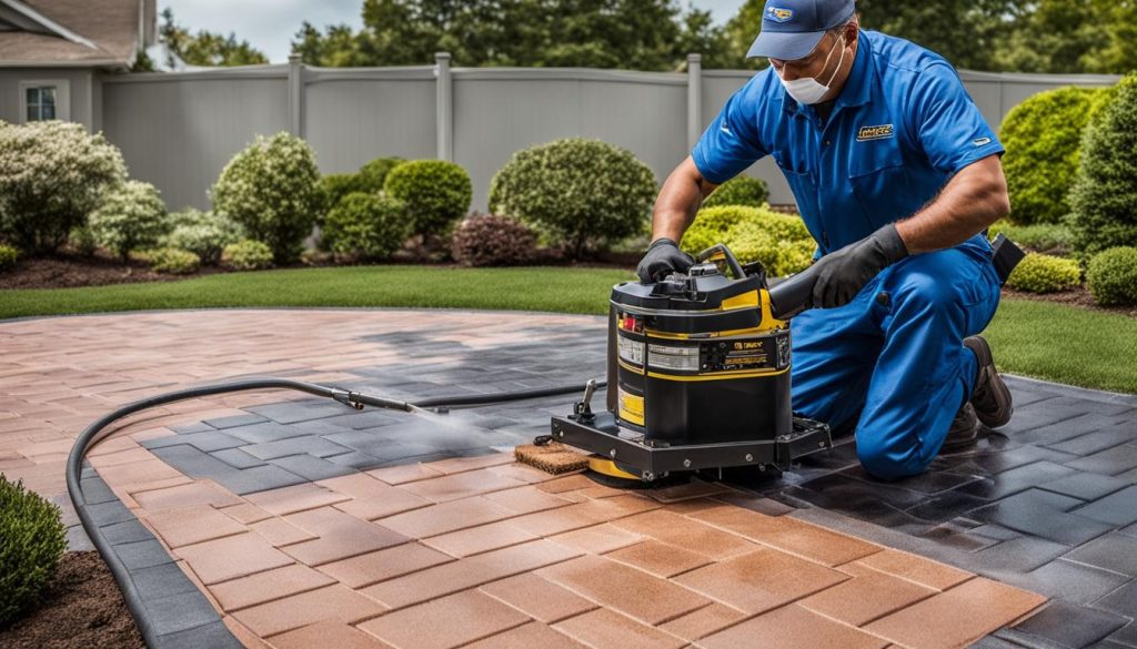 professional paver sealing services