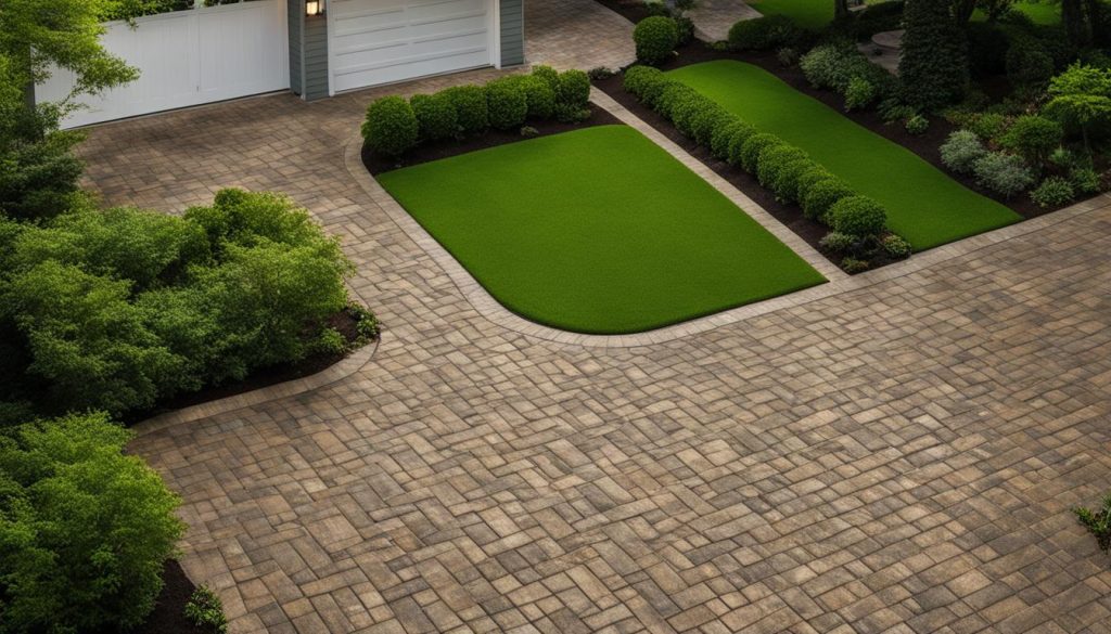 Permeable interlocking driveway