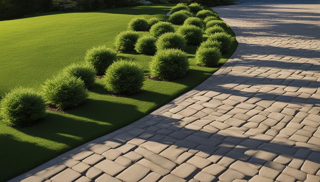 Permeable interlocking driveway