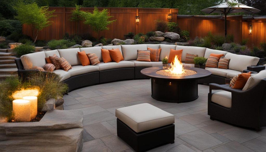 outdoor living space